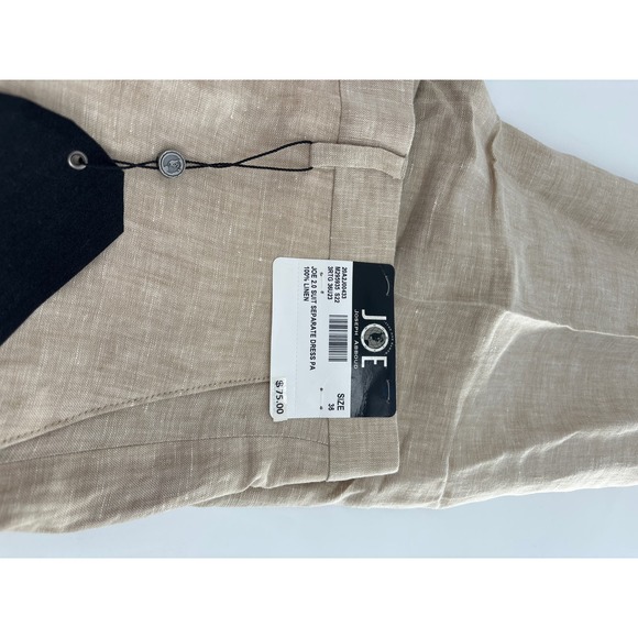 JOE Joseph Abboud Slim Fit Linen Suit Vest Pants Set Size XL/36U - Picture 9 of 11